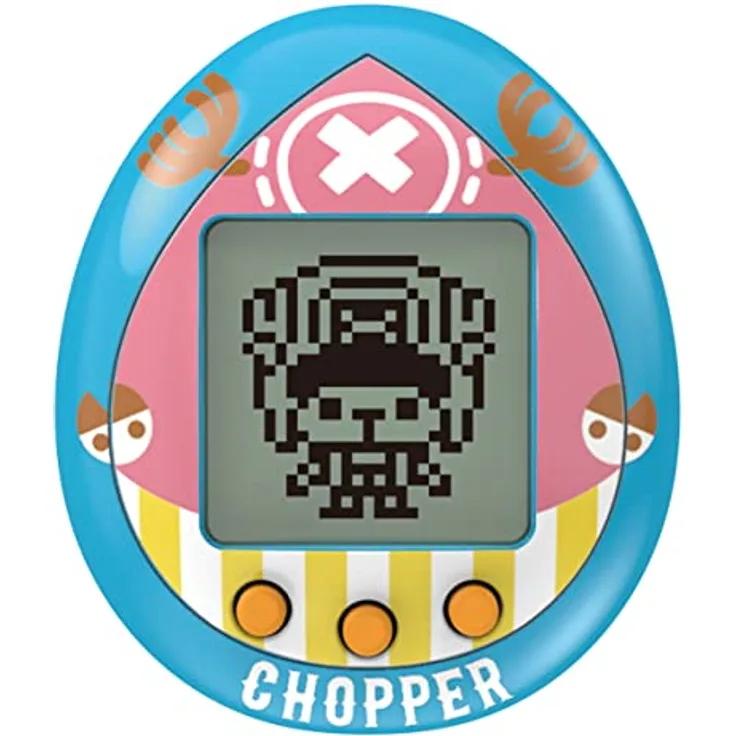 Bandai One Piece Chopper Tamagotchi, virtuelles Haustier mit Minispielen, multilingual (Deutsch, Englisch, Französisch, Italienisch)