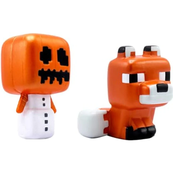 Diverse Mini Squishme Minecraft Set, 5 ikonische Figuren mit Metallic-Lackierung, Offizielles Merchandise für Fans und Sammler – Bild 8