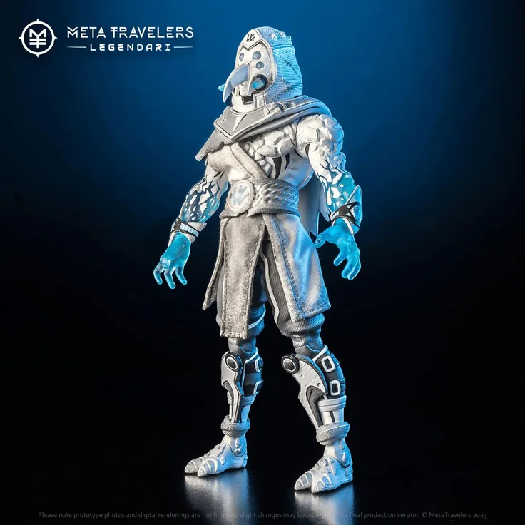 MetaTravelers Legendari Actionfigur 1/10 Arcturus, 18 cm große Sammelfigur mit Zubehör und Austauschteilen