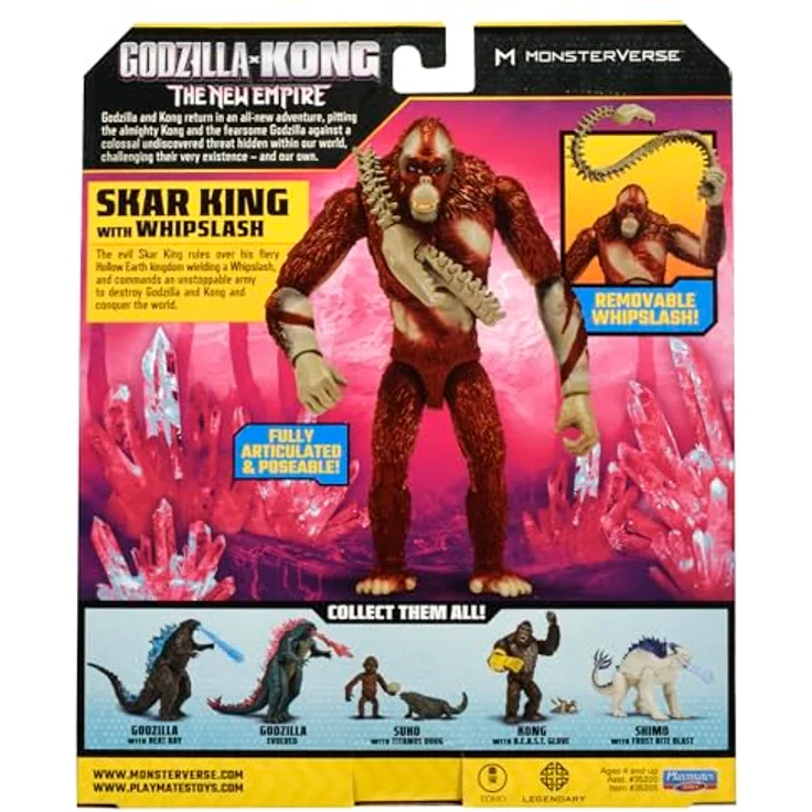 Godzilla 15,2 cm Skar King Actionfigur mit Whipslash, aus dem Godzilla X Kong Monsterverse – Bild 5