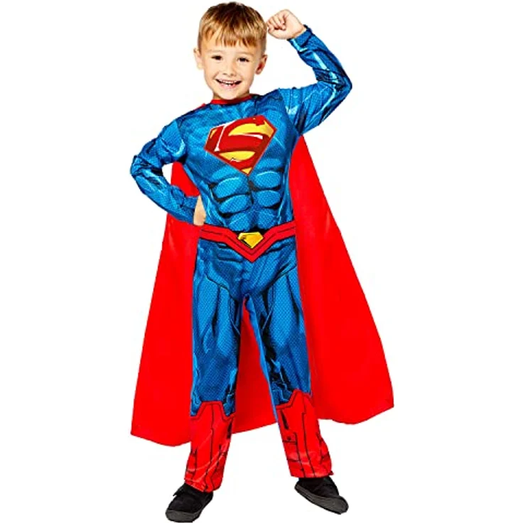 (PKT) (9910128) Child Boys Sustainable Superman Costume (10-12yr) – Bild 3
