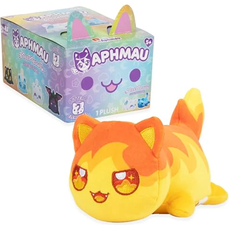 Bonkers Aphmau 6 Zoll MeeMeow Plüschtier Serie 8 ELEMENTAL - Mysteriöse Katzen-Überraschung mit superweichem Körper, nach dem Zufallsprinzip – Bild 6