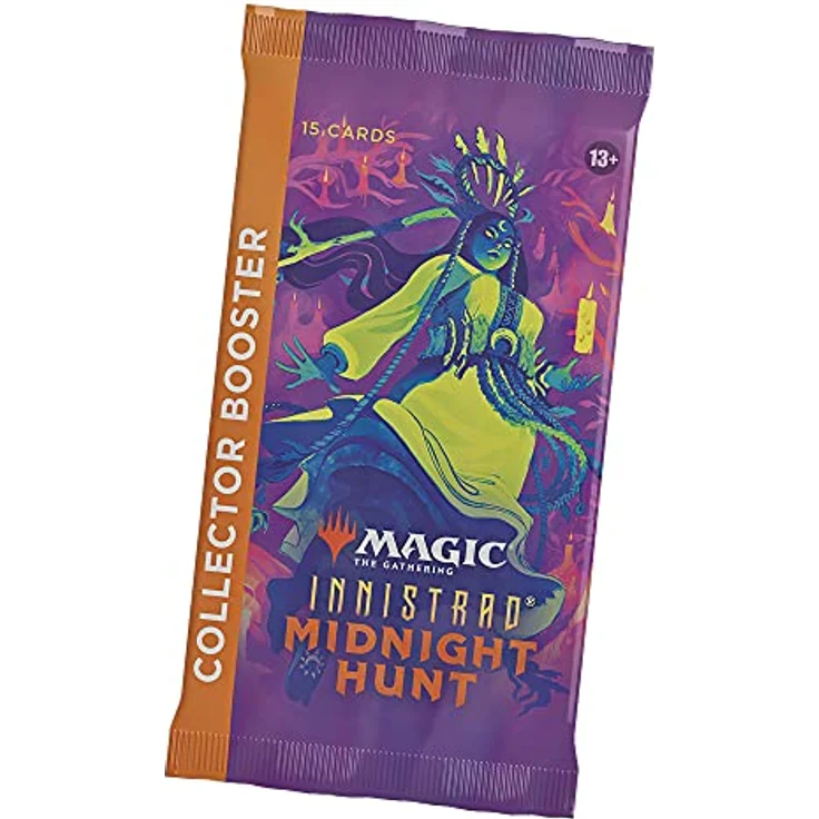 Wizards of the Coast Innistrad: Midnight Hunt Collector Booster Pack - English, Gothic horror-themed mechanics, Only MID boosters with Extended-Art cards, Total of 10 traditional foils per pack – Bild 2