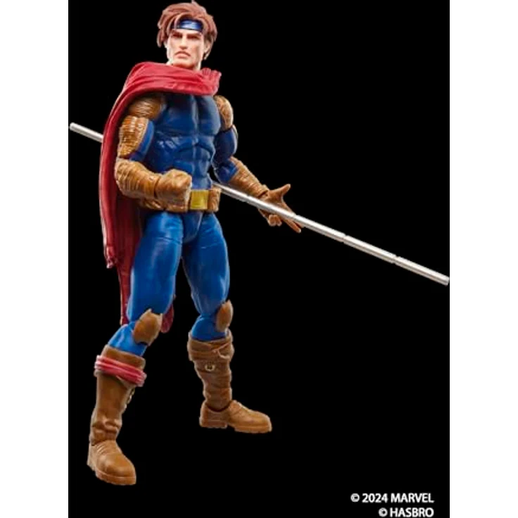 Marvel Legends Series Gambit Action-Figur, 15 cm mit 3 Accessoires und Beweglichkeit für Sammler, Age of Apocalypse Edition – Bild 4