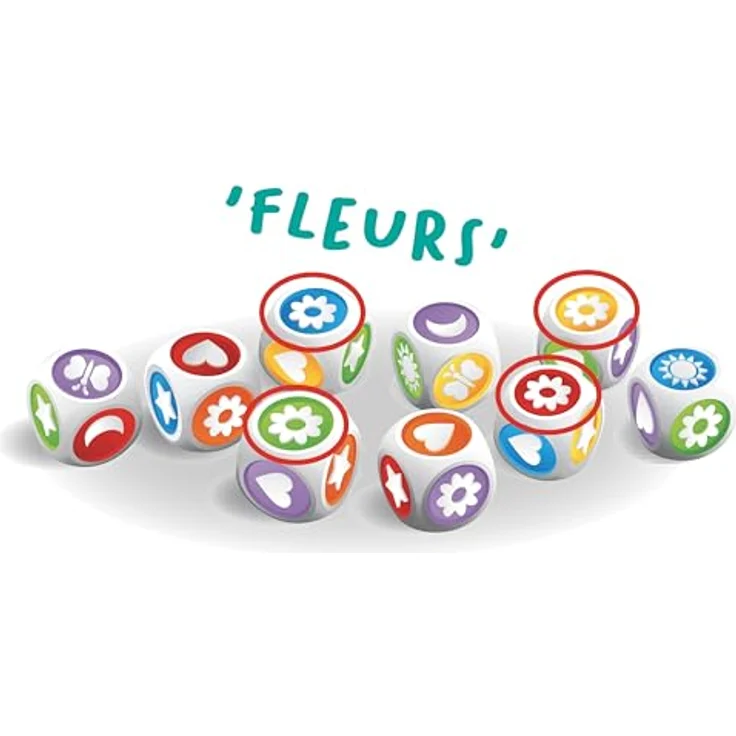 Asmodee FlexiQ Takamachi, Familien- und Kinderspiel ab 5 Jahren für 2-4 Spieler, französische Version, einfaches Würfelspiel zur Förderung der Anpassungsfähigkeit – Bild 3