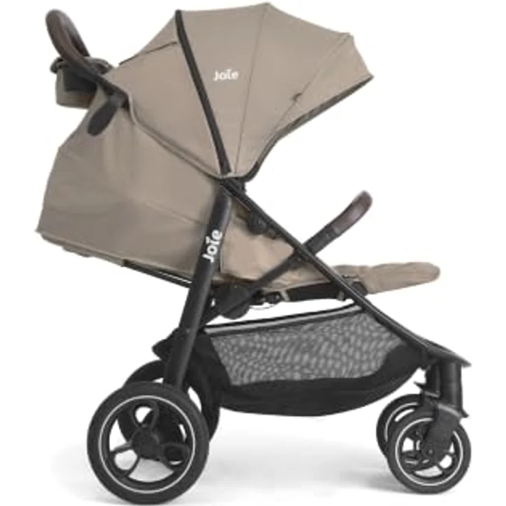 Joie Litetrax Pro Buggy, kompakter Sportwagen mit pannensicheren Schaumstoffreifen und Flex-Komfort-Federung, Toffee – Bild 4