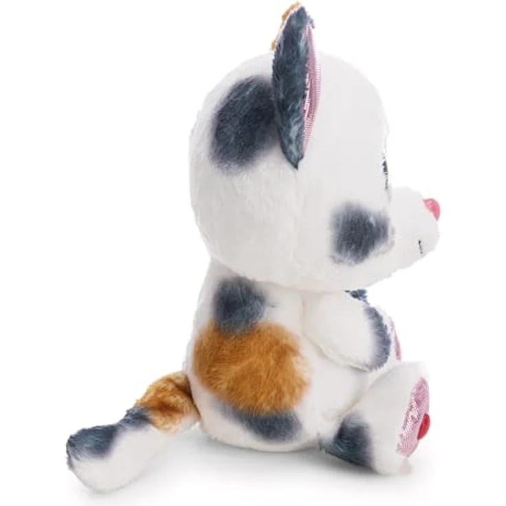 NICI GLUBSCHIS Glückskatze Calli Malli, 15cm, weißes Plüsch-Kuscheltier mit Glitzeraugen, niedlich und weich, ideal zum Kuscheln für Kinder & Erwachsene | 63044 – Bild 2