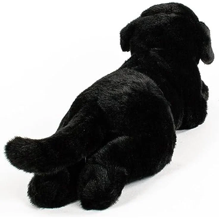 Teddys Rothenburg Kuscheltier Labrador liegend schwarz 40 cm Plüschtier Plüschlabrador – Bild 4