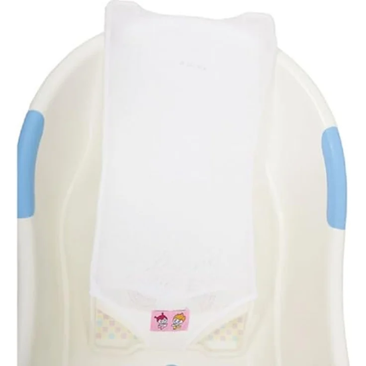 Moni Baby-Badewannen-Liege Delta 8852, Badewannensitz mit abnehmbarer Liegefläche in Weiß, Badehelfer ab Geburt – Bild 3