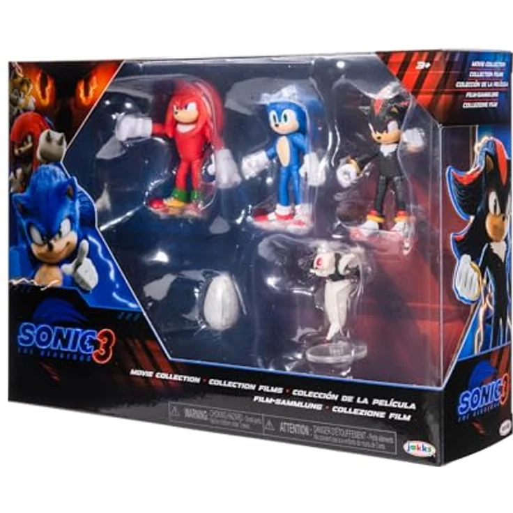 Sonic Sonic 3 Movie 6 cm Actionfiguren Multipack, Sammelfiguren Set – Bild 5