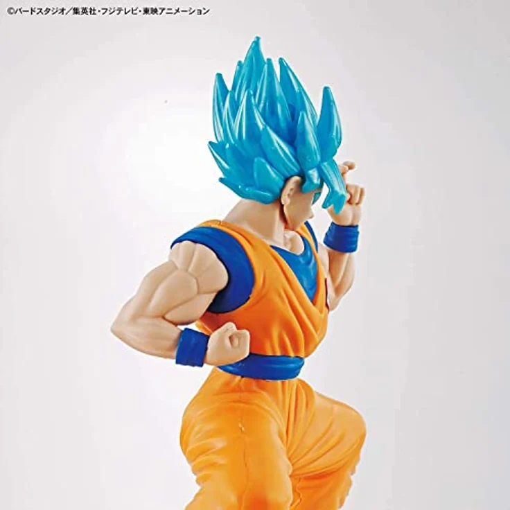 BANDAI SPIRITS Dragon Ball Entry Grade SUPER Saiyan GOD SUPER Saiyan Son Goku, Sammelfigur mit flexibler Gestaltung und Zubehör – Bild 3