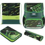 Herlitz Schulranzen Loop Plus Game Changer, befüllt, ergonomisch, 17 Liter Fassungsvermögen, inklusive Schüleretui und Sportbeutel, OEKO-TEX zertifiziert