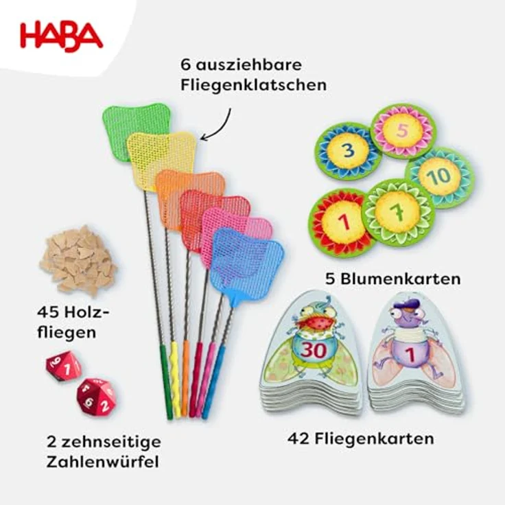 Haba 3x4 = Klatsch, Brettspiel zur Förderung des Kopfrechnens ab 8 Jahren, für 2-6 Spieler – Bild 6
