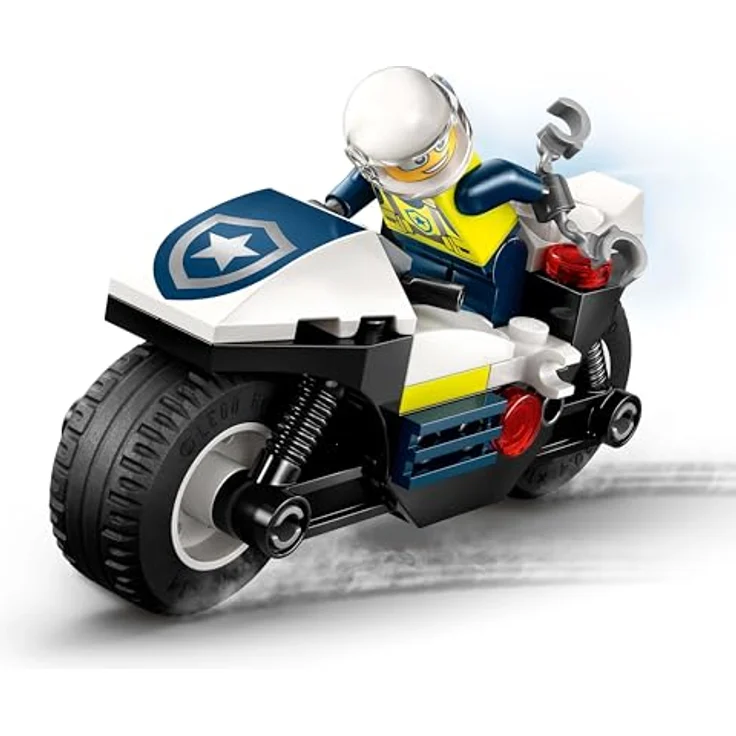 LEGO City 60455 - Verfolgungsjagd mit dem Polizeimotorrad, 65-teiliges Set für Kinder ab 4 Jahren mit Polizeimotorrad und Skateboard. – Bild 6