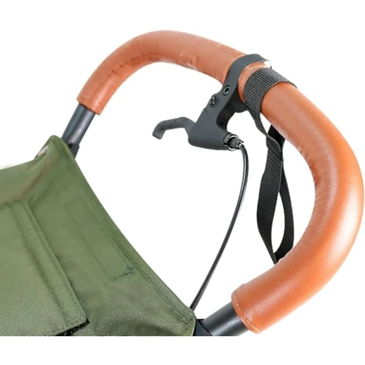 Babytrold Jogger Kinderwagen, mit großen Lufträdern, Handbremse und zusammenklappbar, grau – Bild 10
