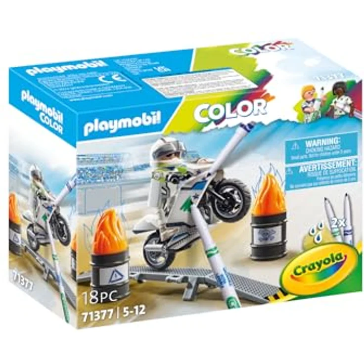 PLAYMOBIL 71377 Color: Motorrad Spielset mit individuell gestaltbaren Figuren, mehrfarbig – Bild 2