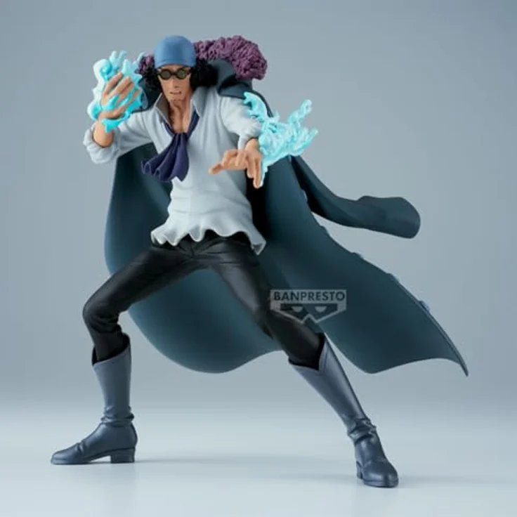 Banpresto Kuzan One Piece Actionfigur, Battle Record Collection, 15 cm, Mehrfarbig, PVC, Sammelfigur mit Basisständer, lizenziertes Sammlerstück – Bild 2