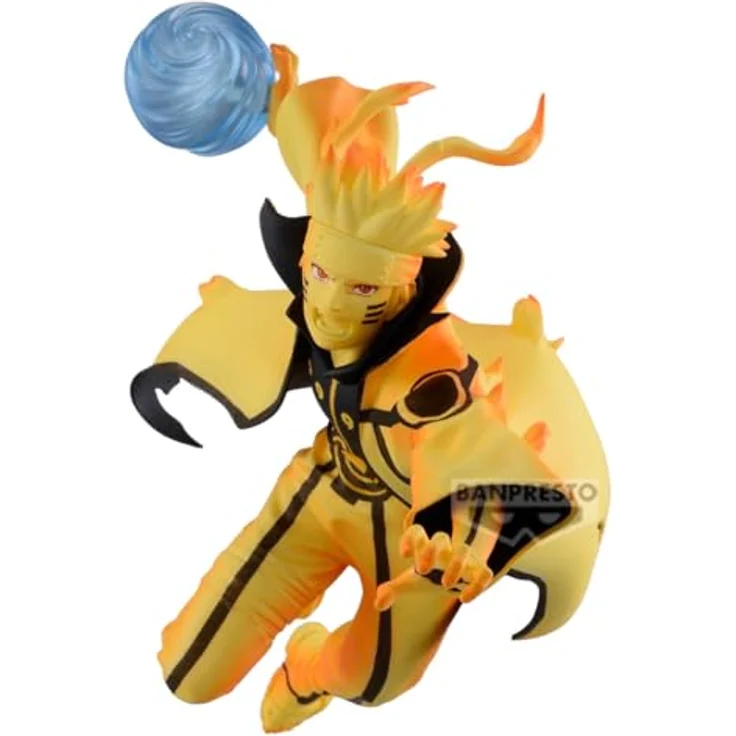 Banpresto Naruto Uzumaki Naruto Shippuden BP29397P Actionfigur, 17 cm, aus PVC, handgefertigt, mehrfarbig, inkl. Basisständer – Bild 1