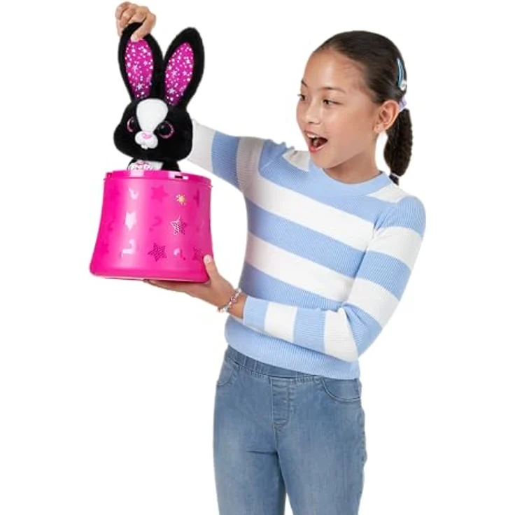 ZURU Zauberkasten Pets Alive Magic Bunnies, interaktives Zauberhase-Set in Weiß mit über 30 Zaubertricks und leuchtenden Ohren – Bild 6