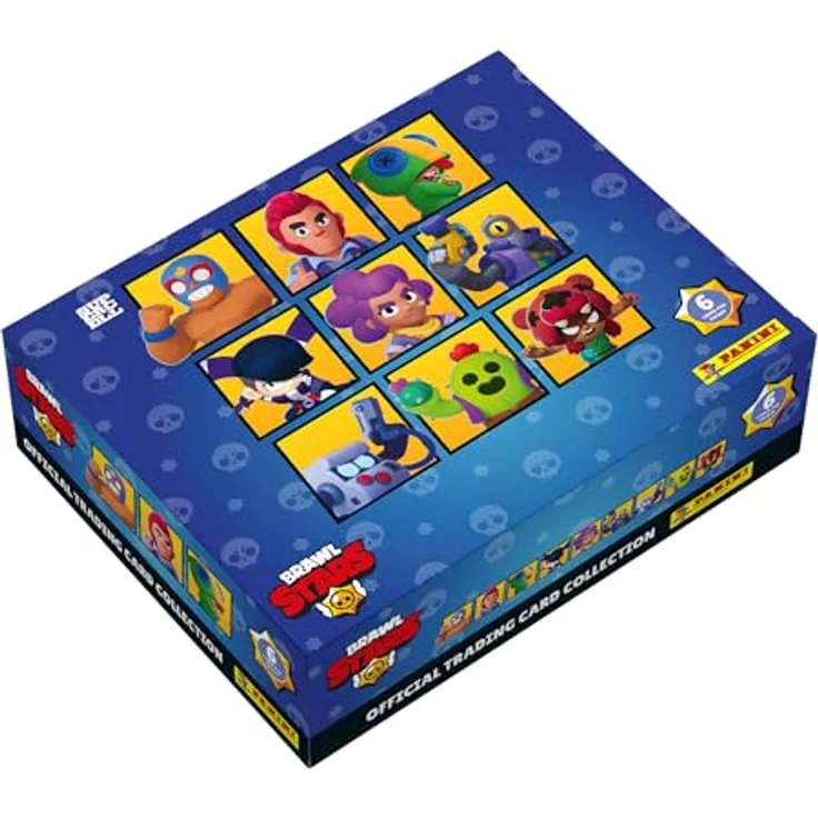 Panini Brawl Stars Trading Cards - Flow Packs Display (24 Tüten), 180 Karten mit Lieblingscharakteren, inklusive glänzender und ultraselterner Karten – Bild 2