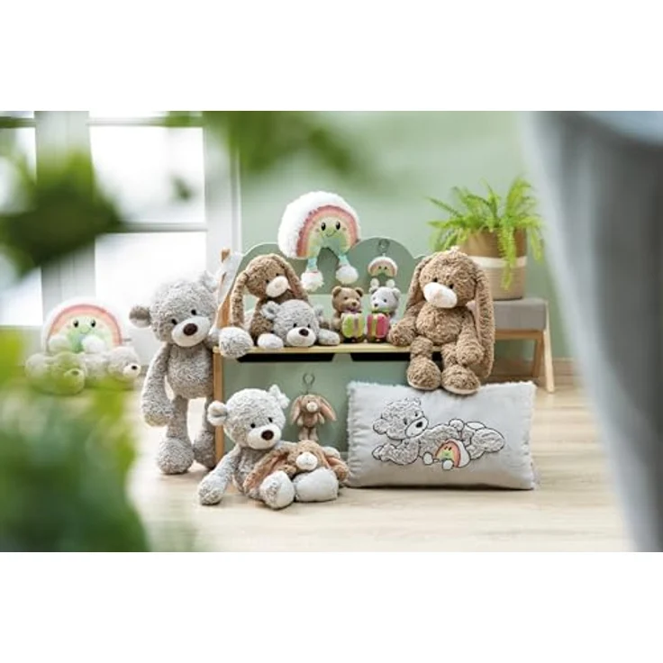 NICI Hase Lopino, Kuscheltier aus weichem Plüsch, 20cm, braun, ideal zum Kuscheln und Spielen, perfekte Geschenkidee für Kinder und Erwachsene | 62311 – Bild 5
