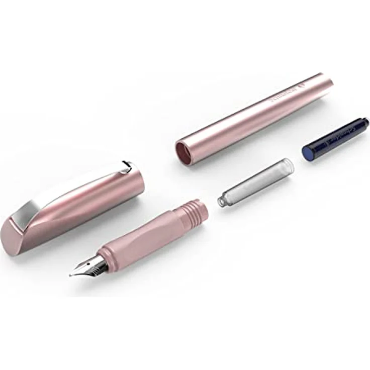 SCHNEIDER Füllhalter Ceod Shiny, Edelstahlfeder, auswechselbare Tintenpatrone, powder pink – Bild 5