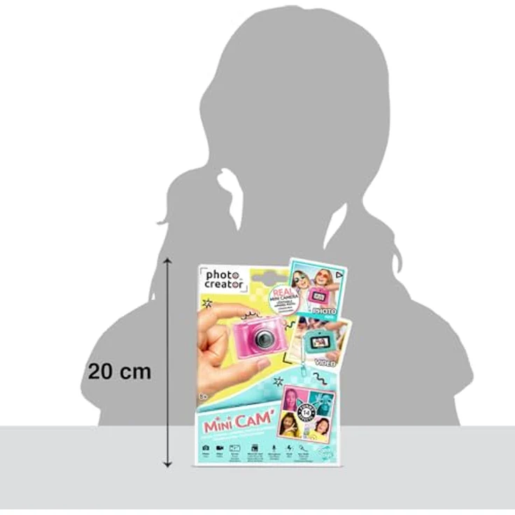 Canal Toys Digitalkamera für Kinder, kompakt und leicht mit LCD-Display, verschiedene Fotoeffekte, unterstützt MicroSD-Speicherkarten – Bild 7