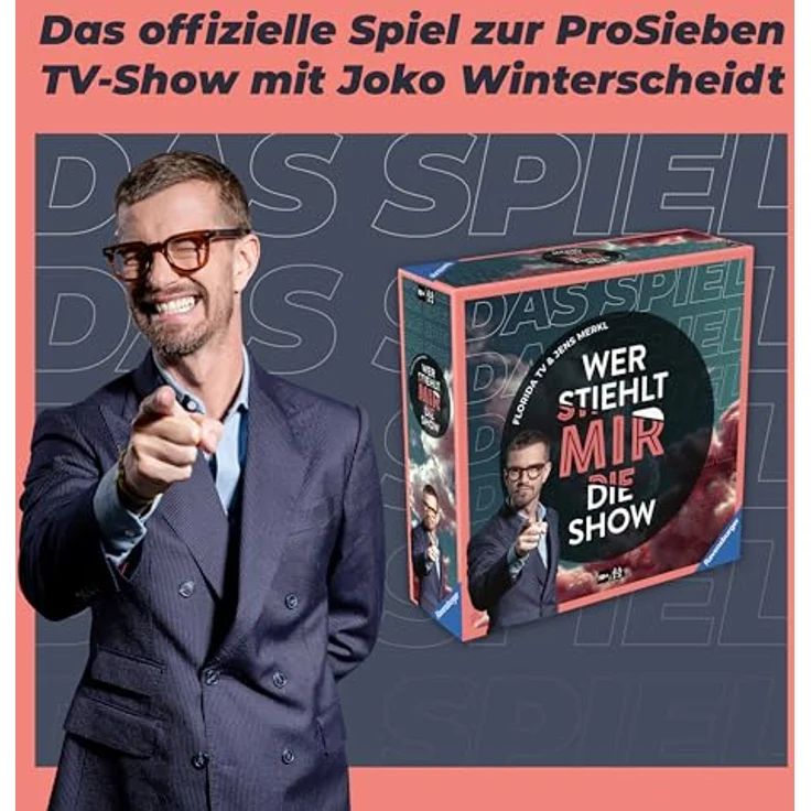 Ravensburger Wer stiehlt mir die Show?, Gesellschaftsspiel für 3-5 Spieler, ab 10 Jahren, Made in Europe – Bild 3