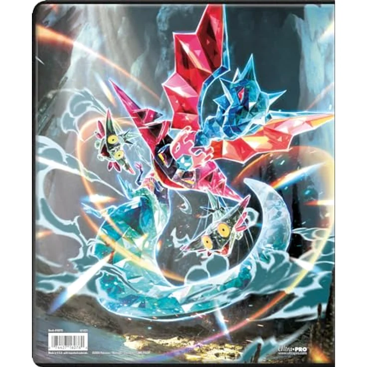 Nintendo Pokémon Album A4 Twilight Masquerade 9-Pocket Portfolio für die Scarlet & Violet 6-Erweiterung, schwarz – Bild 3