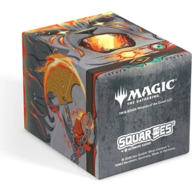 Squaroes Squaroe Magic: The Gathering "Reality Fracture" MTG011, Deckbox für bis zu 100 doppelt gesleevte Karten, nachhaltige Materialien, stabiler Verschluss, vollständig bedrucktes Design – Bild 7