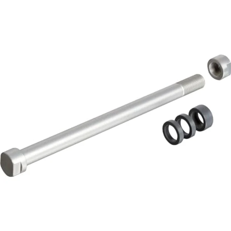 TACX Hinterradsteckachse M12x142 mm für Classic Trainer - Silber. – Bild 2