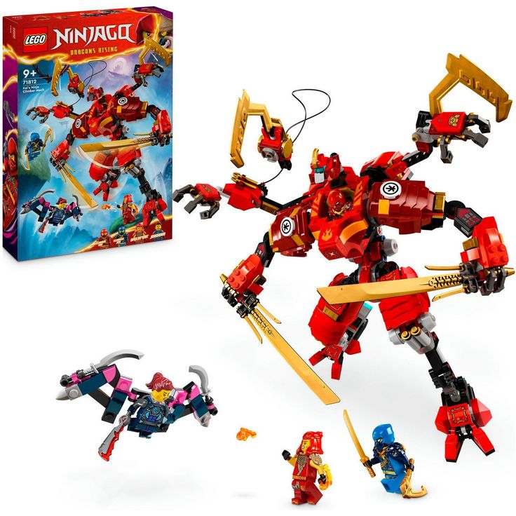 LEGO® Konstruktionsspielsteine Kais Ninja-Kletter-Mech (71812), LEGO® NINJAGO, (623 St), Made in Europe
