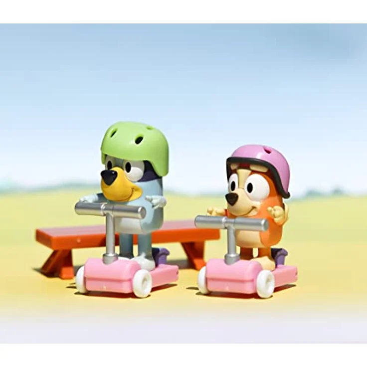 Bluey und Fahrzeug: Figuren (6,3–7,6 cm) mit beweglichen Gelenken, 2er-Pack – Bild 9
