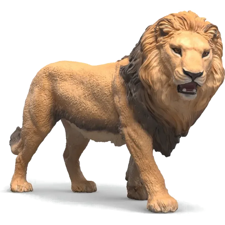 Schleich Afrikanischer Löwe 14974, Figur Wild Life, ca. 13,4 x 4,5 x 7,7 cm, detailgetreue Nachbildung – Bild 1