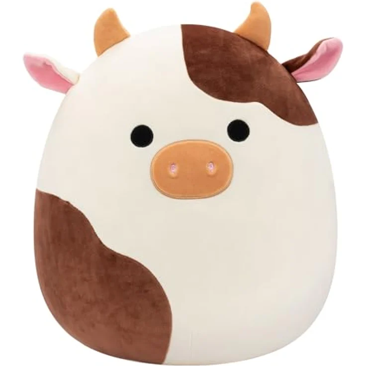 Squishmallows SQCR07700 - Ronnie die Kuh 40 cm, offizielles Jazwares Plüsch, superweiches Kuscheltier – Bild 1