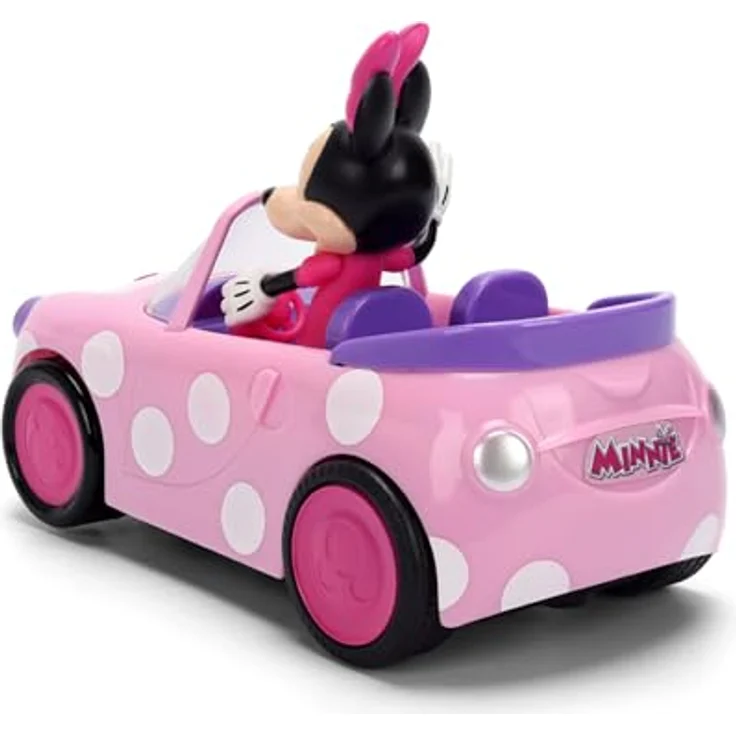 Jada Toys RC Minnie Mouse Roadster, ferngesteuertes Disney Auto im Maßstab 1:32, 14 cm, 2,4 GHz, bis 2,5 km/h, für Kinder ab 3 Jahren, inkl. Fernbedienung – Bild 2