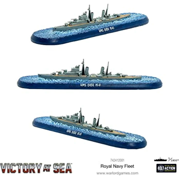 Warlord Games - Victory At Sea: Royal Navy Fleet Box - EN, Brettspiel - Englischsprachige Edition – Bild 4