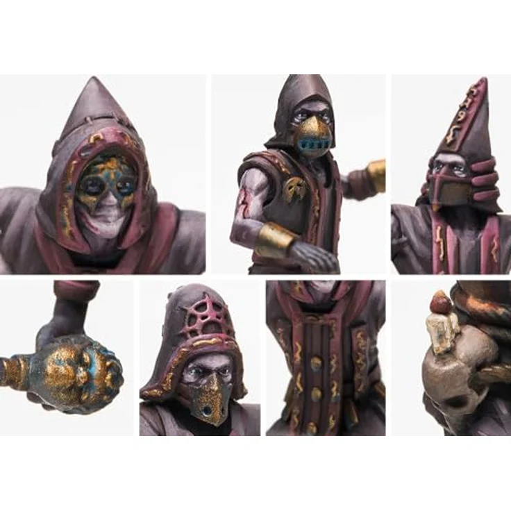 Para Bellum Wargames Conquest: Old Dominion: Cultists, Dual Kit mit 12 unbemalten Miniaturen und 3 Ständern – Bild 3