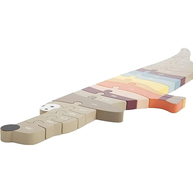 small foot Buchstabenpuzzle Hund aus Holz, mit 26 Puzzleteilen zum Lernen des Alphabets, für Kinder ab 3 Jahren, 12413 – Bild 3