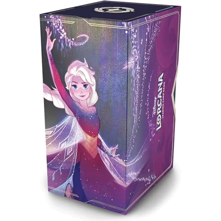 Ravensburger Disney Lorcana Fabled Elsa Gift Box, exklusive "Glimmer-Foil" Promokarte und 5 Booster Packs, Sammelkarten-Geschenkbox für bis zu 250 Karten – Bild 4