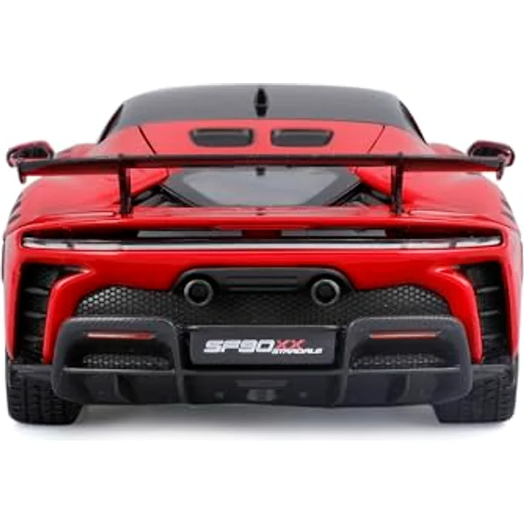 Bburago Ferrari SF90 XX Stradale, Maßstab 1:24 Diecast-Modell mit roten Lackierung und detailgetreuer Innenausstattung, Türen und Kofferraum zum Öffnen, für Sammler und Altersgruppe 3+ – Bild 5