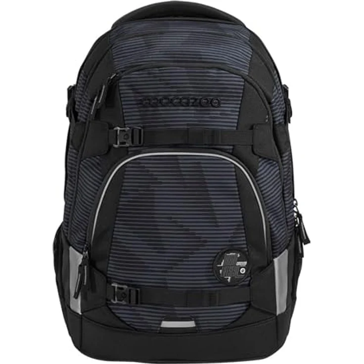 coocazoo Schulrucksack Mate, wasserabweisend mit höhenverstellbaren Schulterträgern, blau – Bild 5