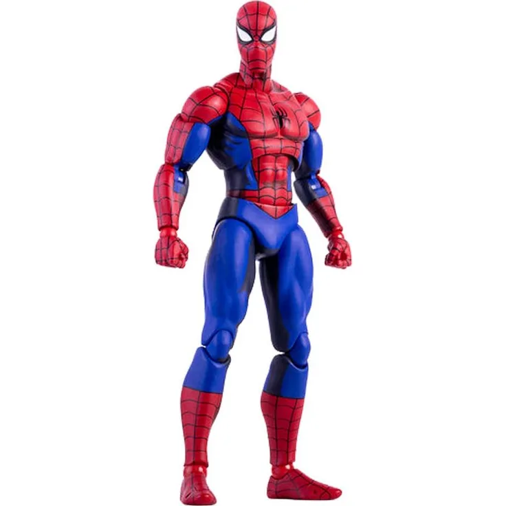 Mondo New Spider-Man Actionfigur 1/6, 30 cm groß mit Zubehör und austauschbaren Teilen