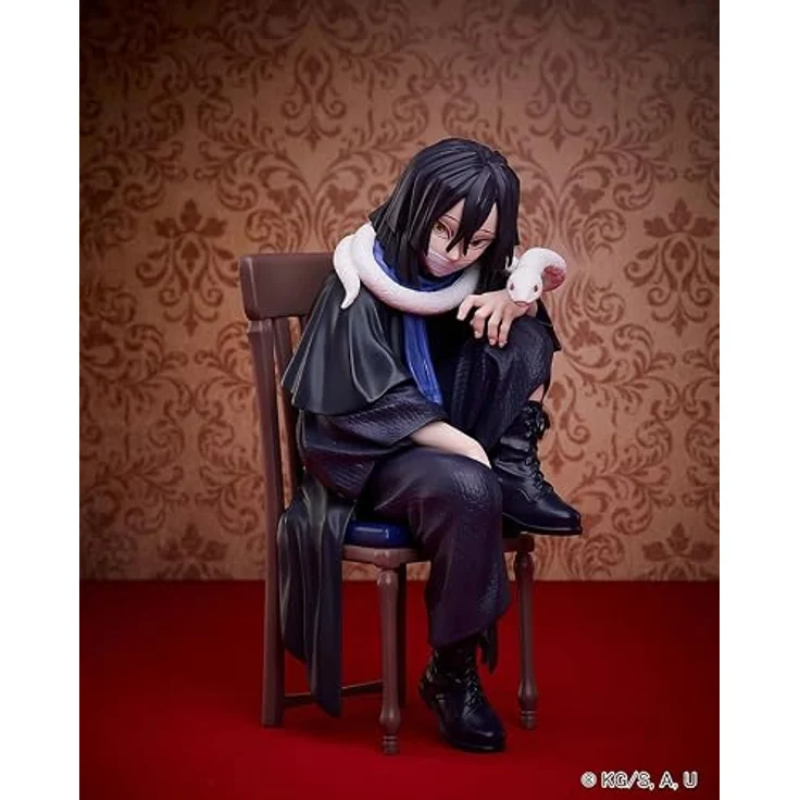 Aniplex Demon Slayer Kimetsu No Yaiba Obanai Iguro Statue, 15 cm, PVC, blau – Bild 7
