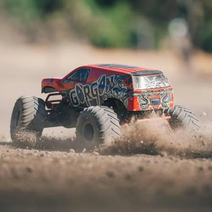Arrma RC-Monstertruck Gorgon 4x2 Mega 550 Monstertruck Rot RTR 1:10 mit Akku, Lader – Bild 4
