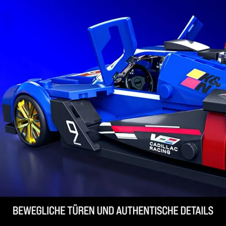 Mattel® Modellbausatz Hot Wheels Cadillac Project GTP, Maßstab 1:32, 236 Teile, inklusive Die-Cast-Auto und Aufklebern – Bild 6