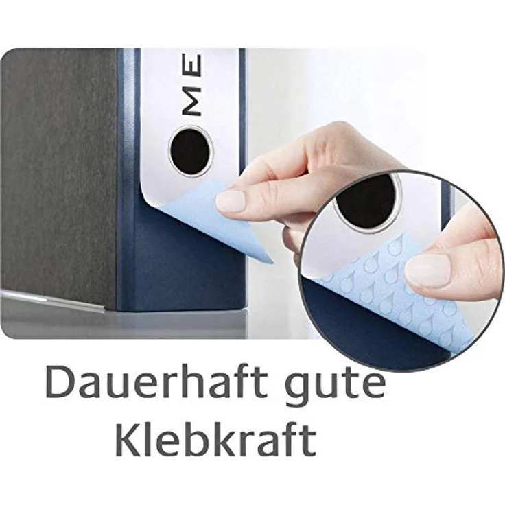 AVERY Zweckform L6061-10 Ordnerrücken Etiketten, selbstklebend, blickdicht, 59x192mm, weiß, 40 Stück, ultragrip-Technologie, für breite Ordner – Bild 4