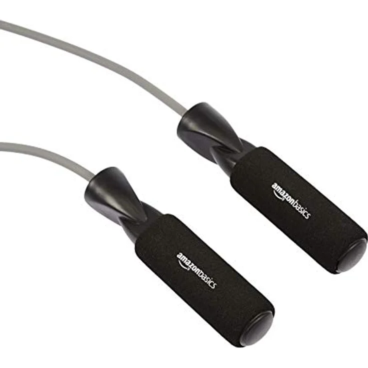 Amazon Basics Standard-Springseil, 2.8 m lang x 5 cm, Grau – Bild 2