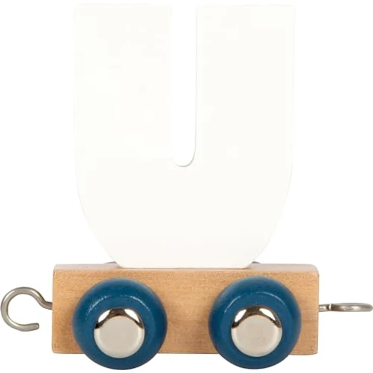 Small Foot Buchstabenzug Polar U, weiß, Holzspielzeug mit Metallachsen, handlich, Made in Germany – Bild 1