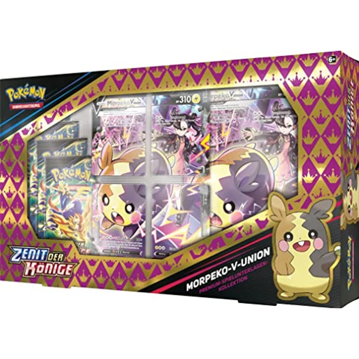 Pokemon Zenit der Könige: Morpeko-V-UNION Premium Spielunterlagen Kollektion (deutsch) - 4 Booster Packs – Bild 3